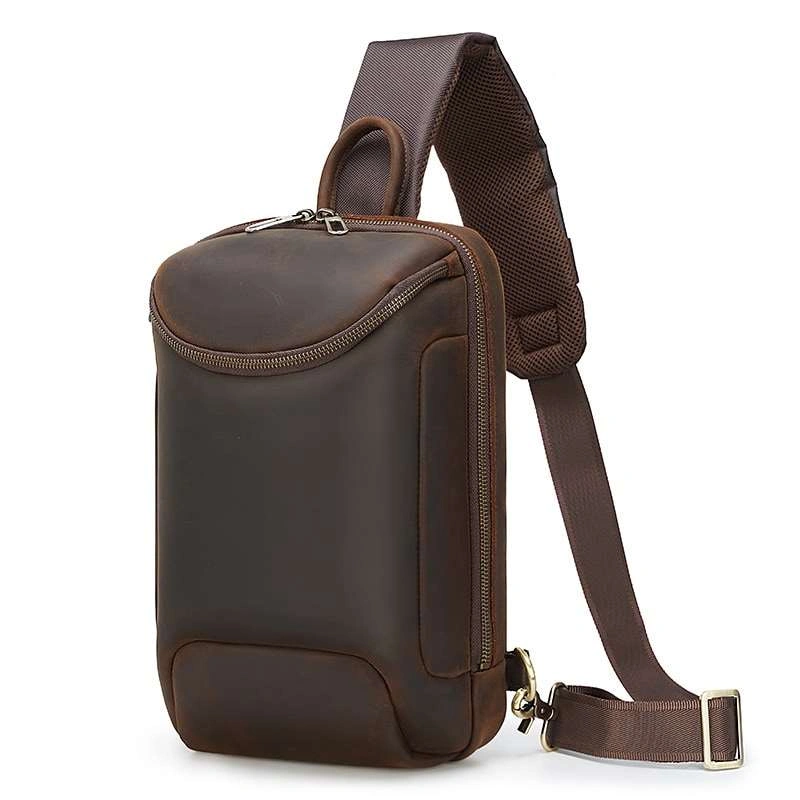 Men's Sports Chest Bag: Outdoor Sling Pack- Large Capacity- Multifunctional